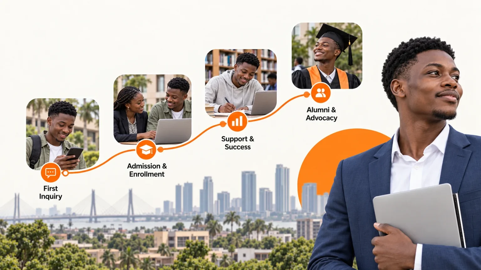 Neexa AI student relationship journey across the lifecycle in Nigeria